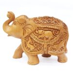 Solid Elephant with Salute